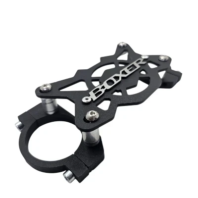 Boxer Ct 100 / Ct 125 / Estabilizador de barras acero negro logo 3d cromado ML