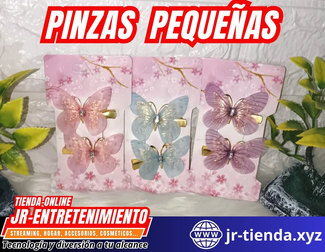 PINZAS PEQUEÑAS MARIPOSA