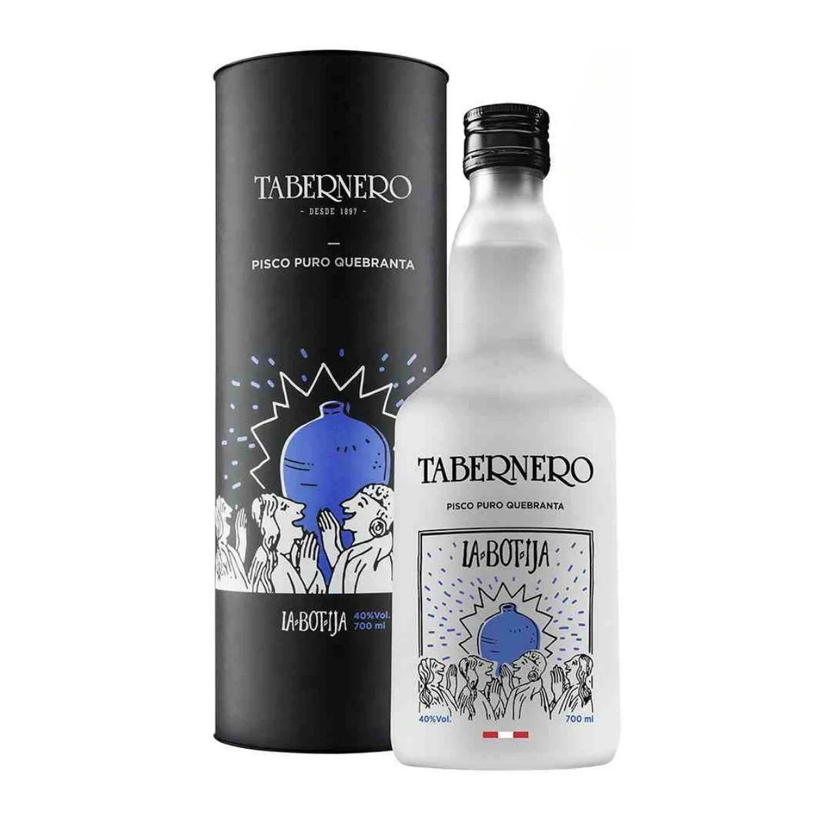 PISCO TABERNERO BOTIJA QUEBRANTA TUBULAR 700