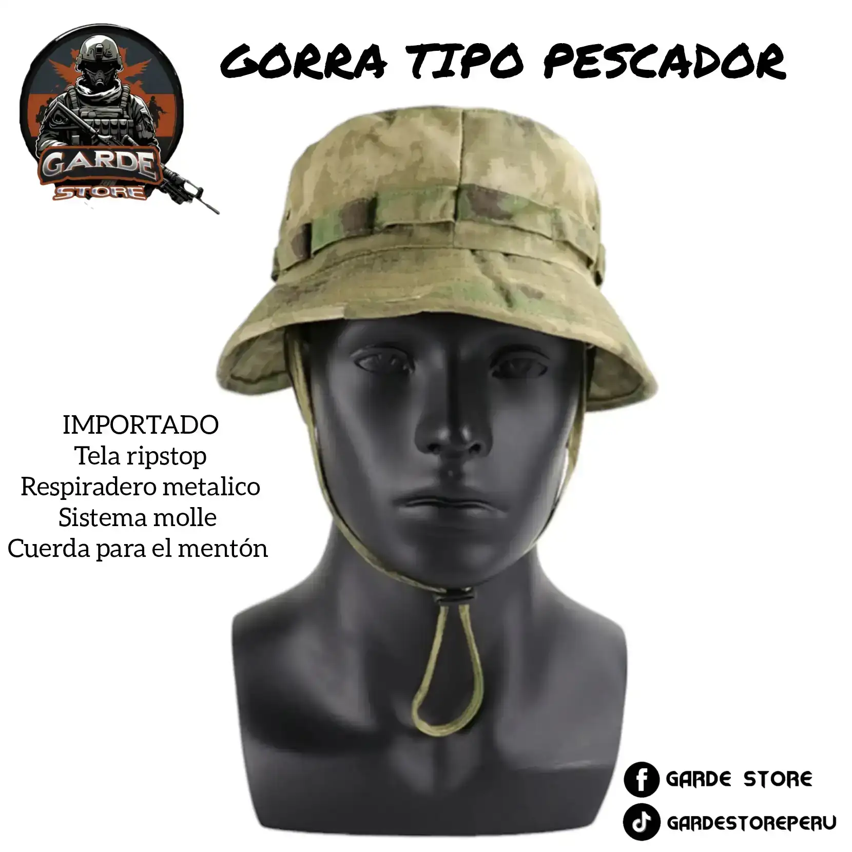 Gorra tipo pescador.  3