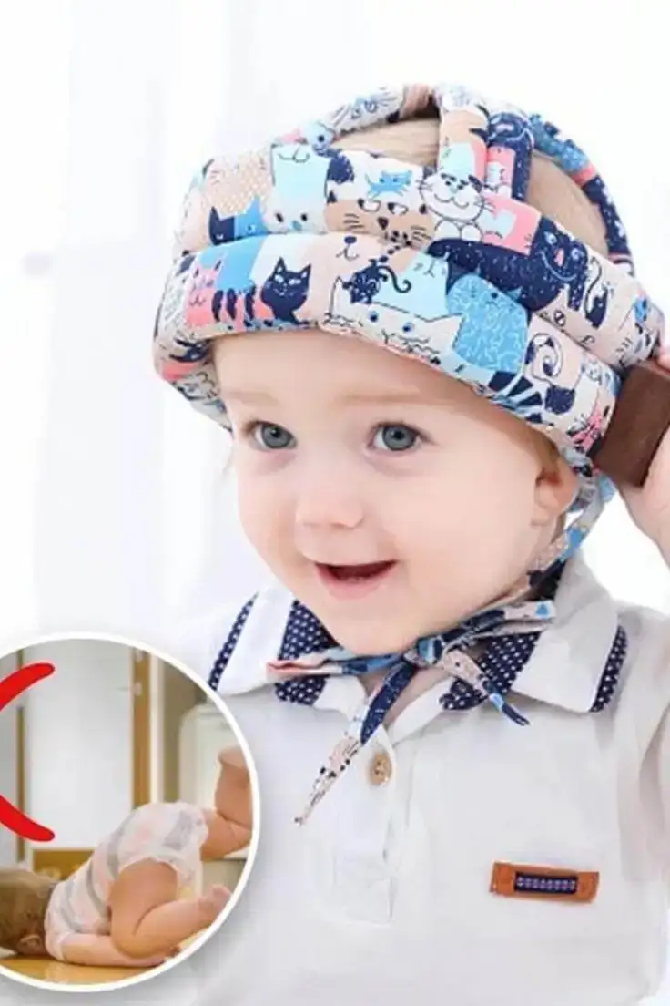 Gorros antigolpes para bebé  2
