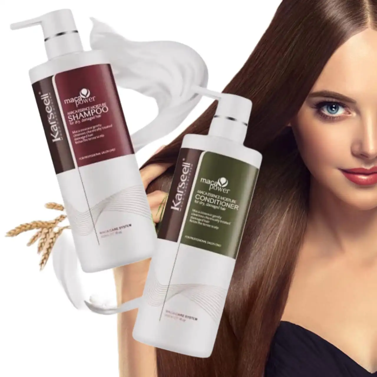 Acondicionador y shampoo karseell 