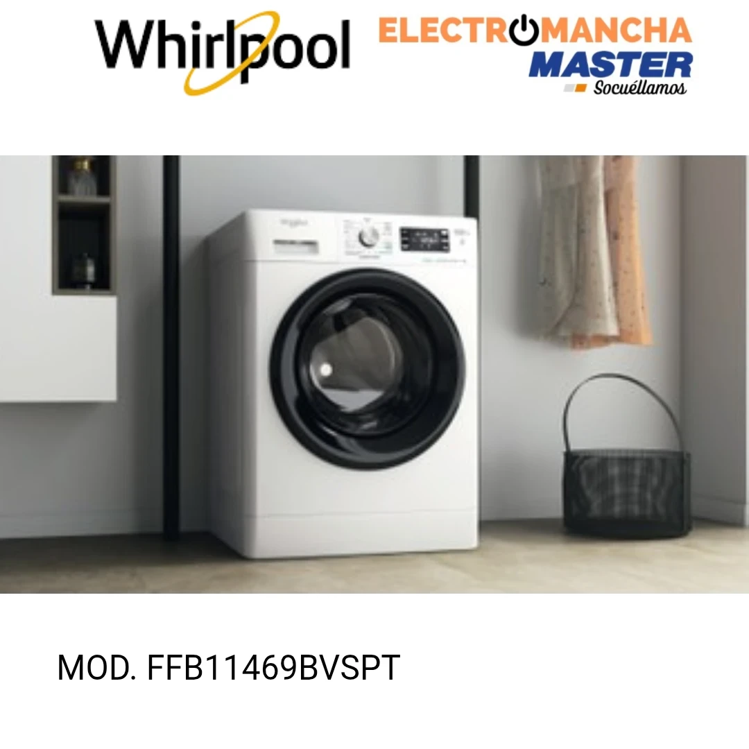 LAVADORA WHIRLPOOL FFB11469BVSPT 11KG. 1400 RPM. A 4