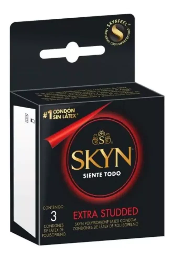 Condones Skyn Extra Punteado 3 Piezas 2