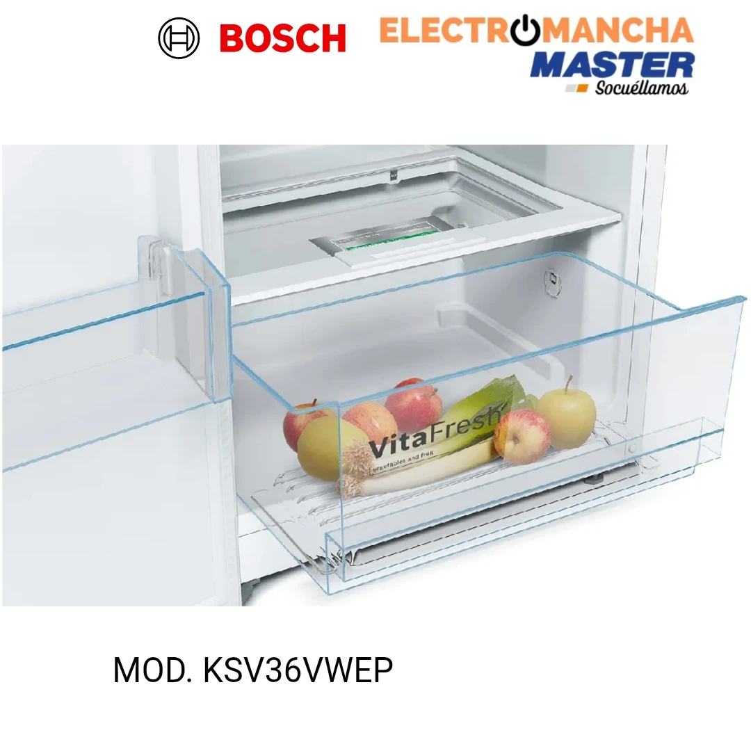 FRIGO 1 PUERTA BOSCH KSV36VWEP 1,86*60 BLANCO E 4