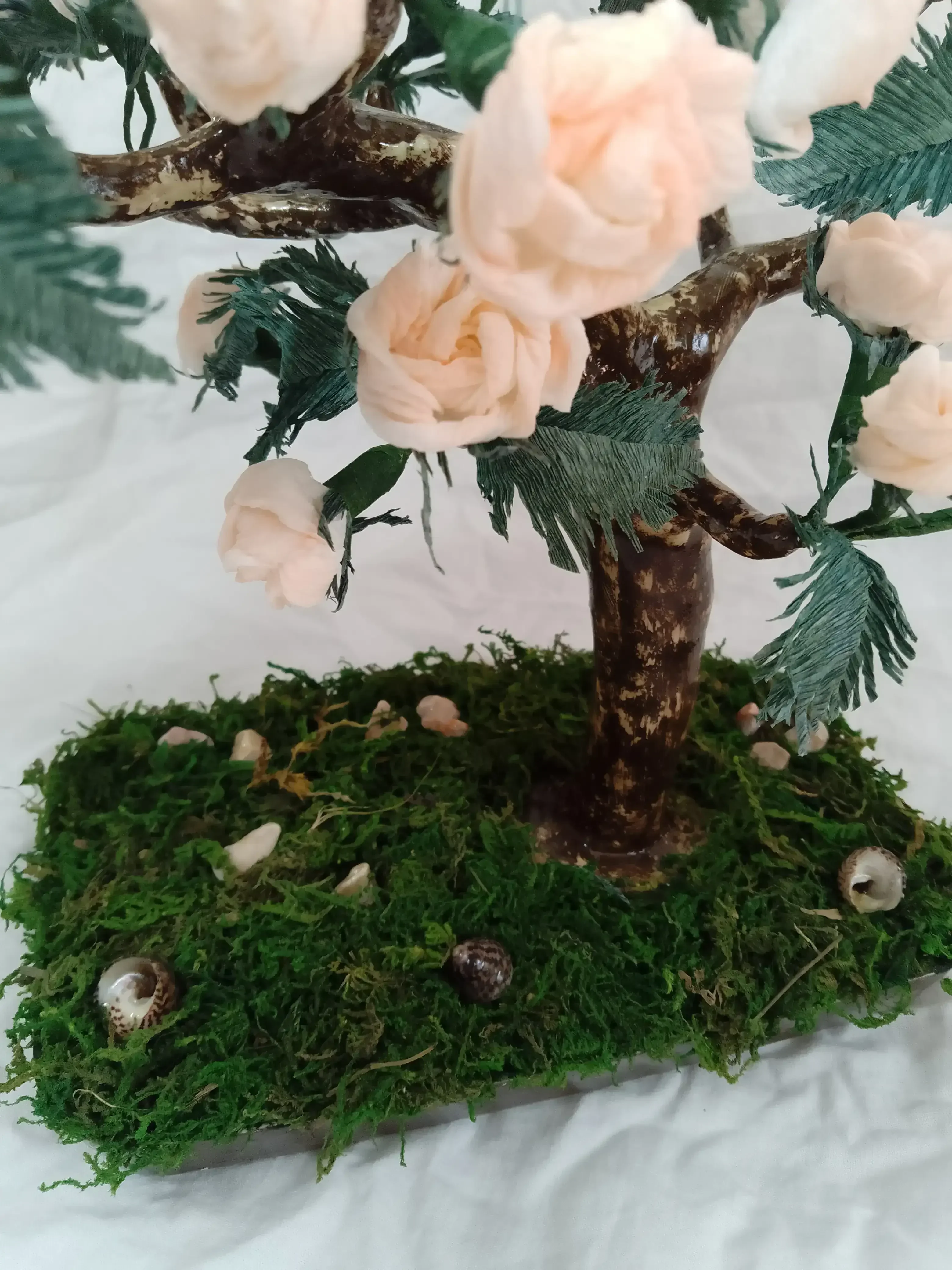 Àrbol Bonsai Rosas Pastel 4