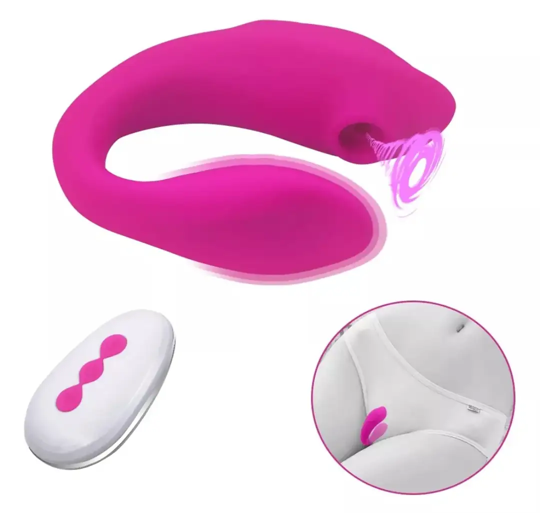 Vibrador U con succión y control