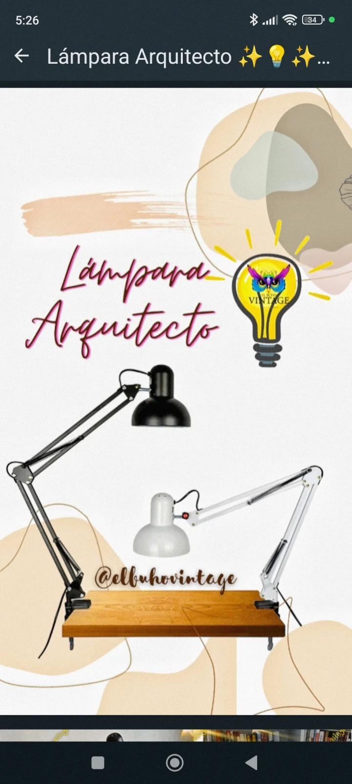 Lámpara Arquitecto 