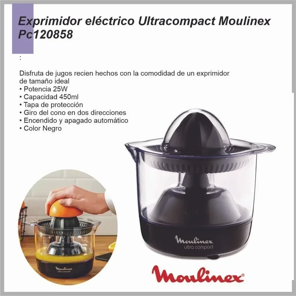 EXPRIMIDOR MOULINEX ULTRACOMPACT 2