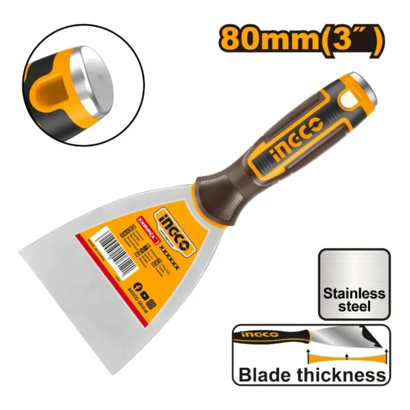 Kit Durlock Herramientas Ingco 12 Pz Espátulas Llana Navaja 4
