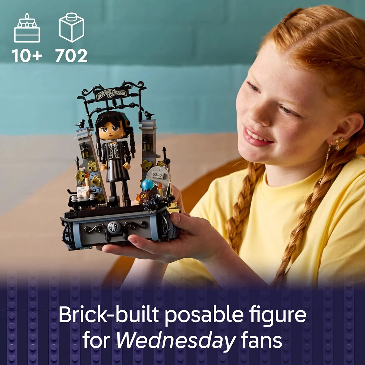 Figura LEGO Miércoles Addams 2