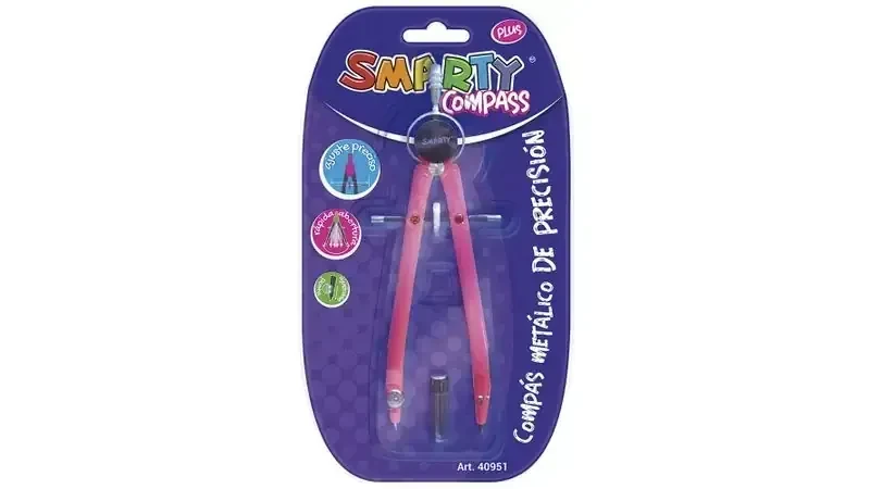 Compas smarty metalico ,largo 3
