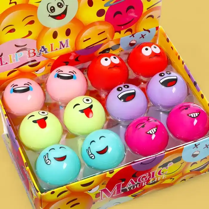 6 Bálsamos para Labios Emoji 3