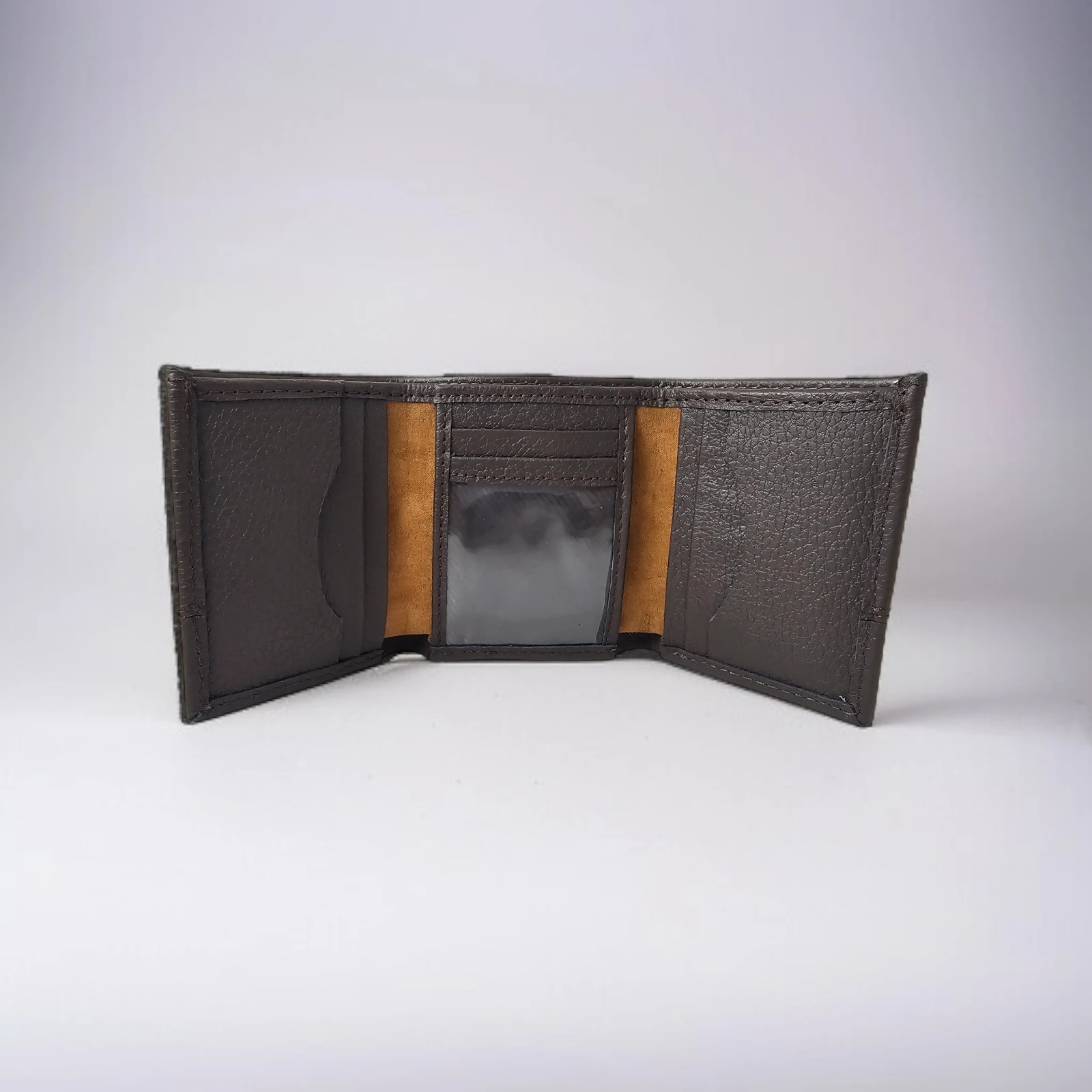 Billetera trifolio negra croshkid combinada  4