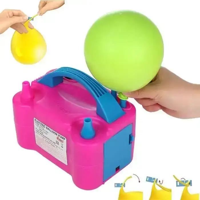Inflador de globos portátil de corriente  4