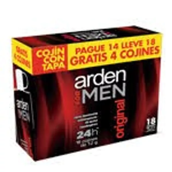 Arden for men displey x 18sachet