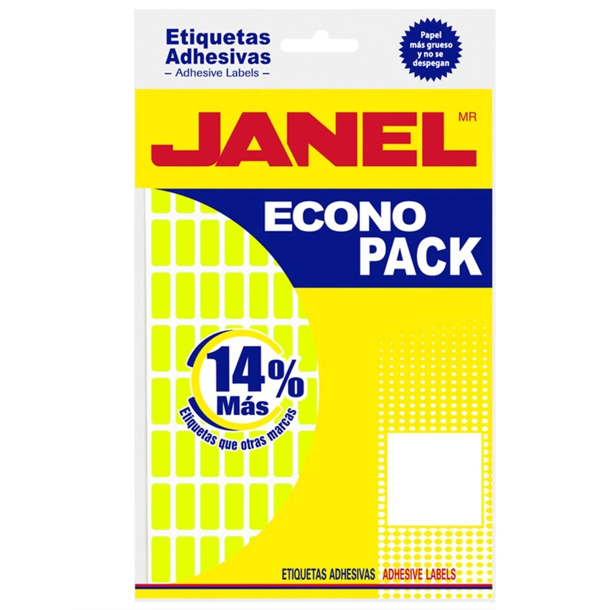 etiquetas amarilla #1 janel