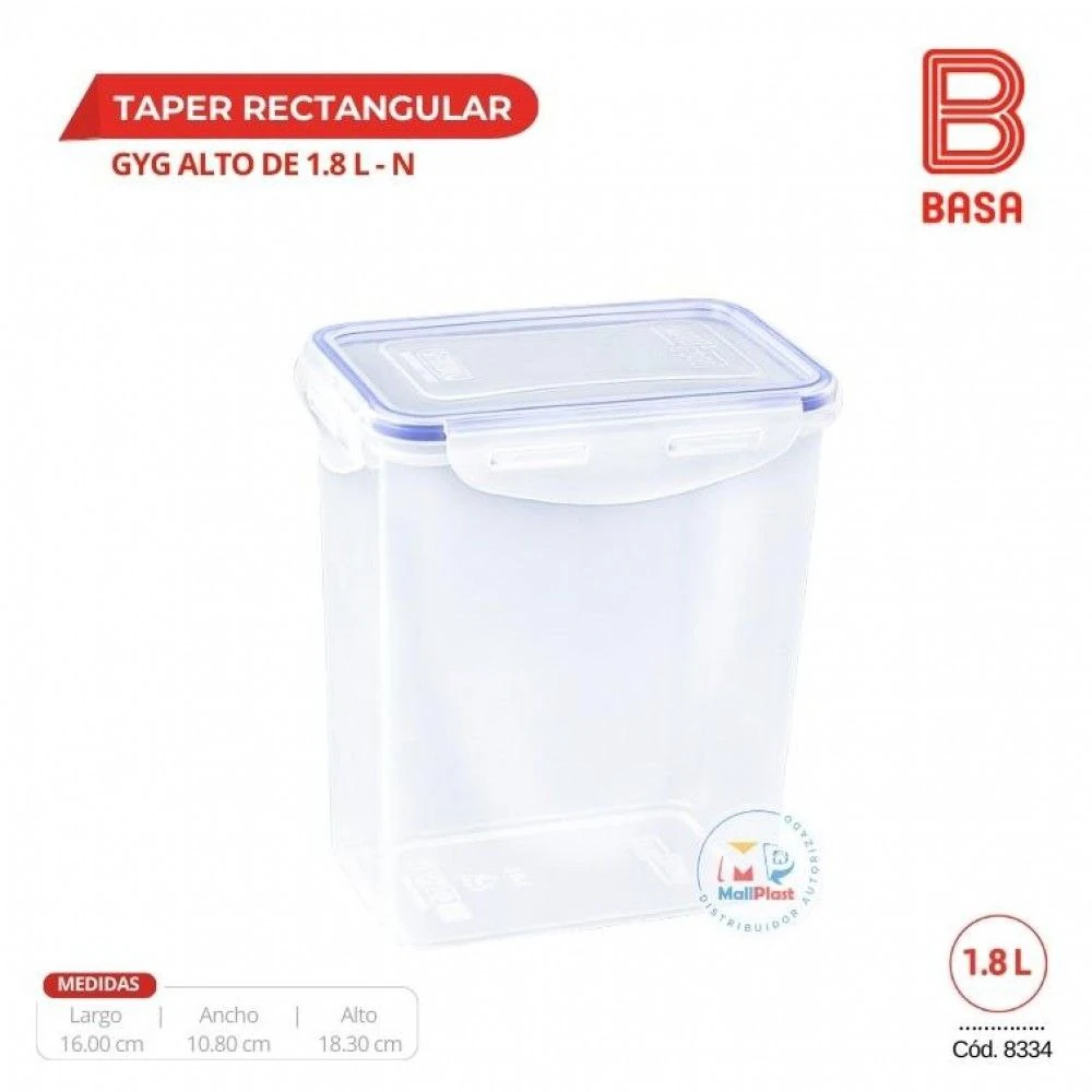 Repostero Hermético Gyg Rectangular 1.1LT