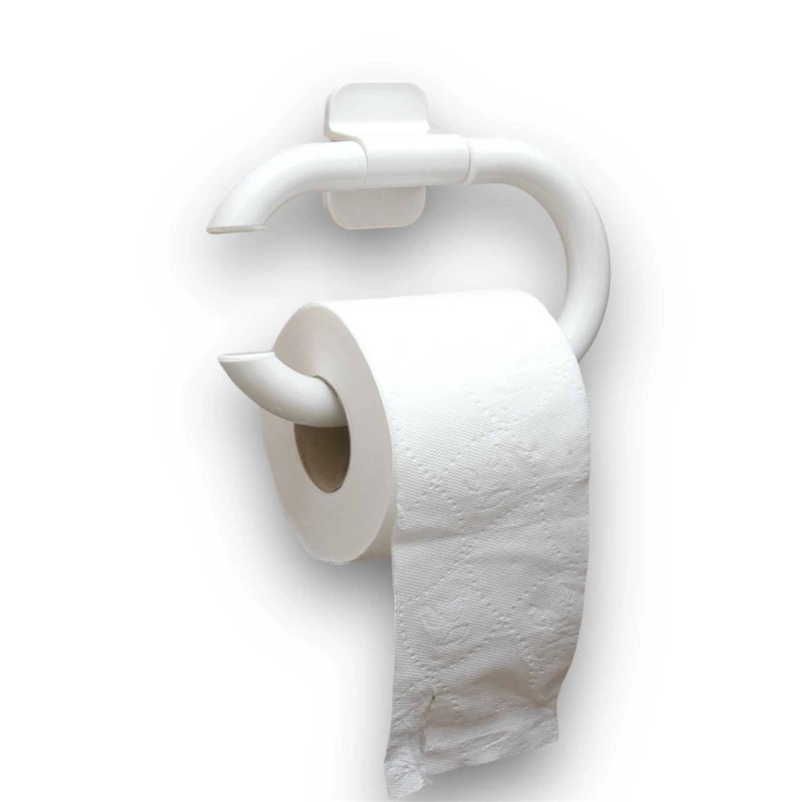 Porta rolla papel higiénico plastico
