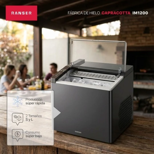 FABRICA DE HIELO RANSER CAPRACOTTA AUTOMATICA ‼️SOLO POR PEDIDOS‼️