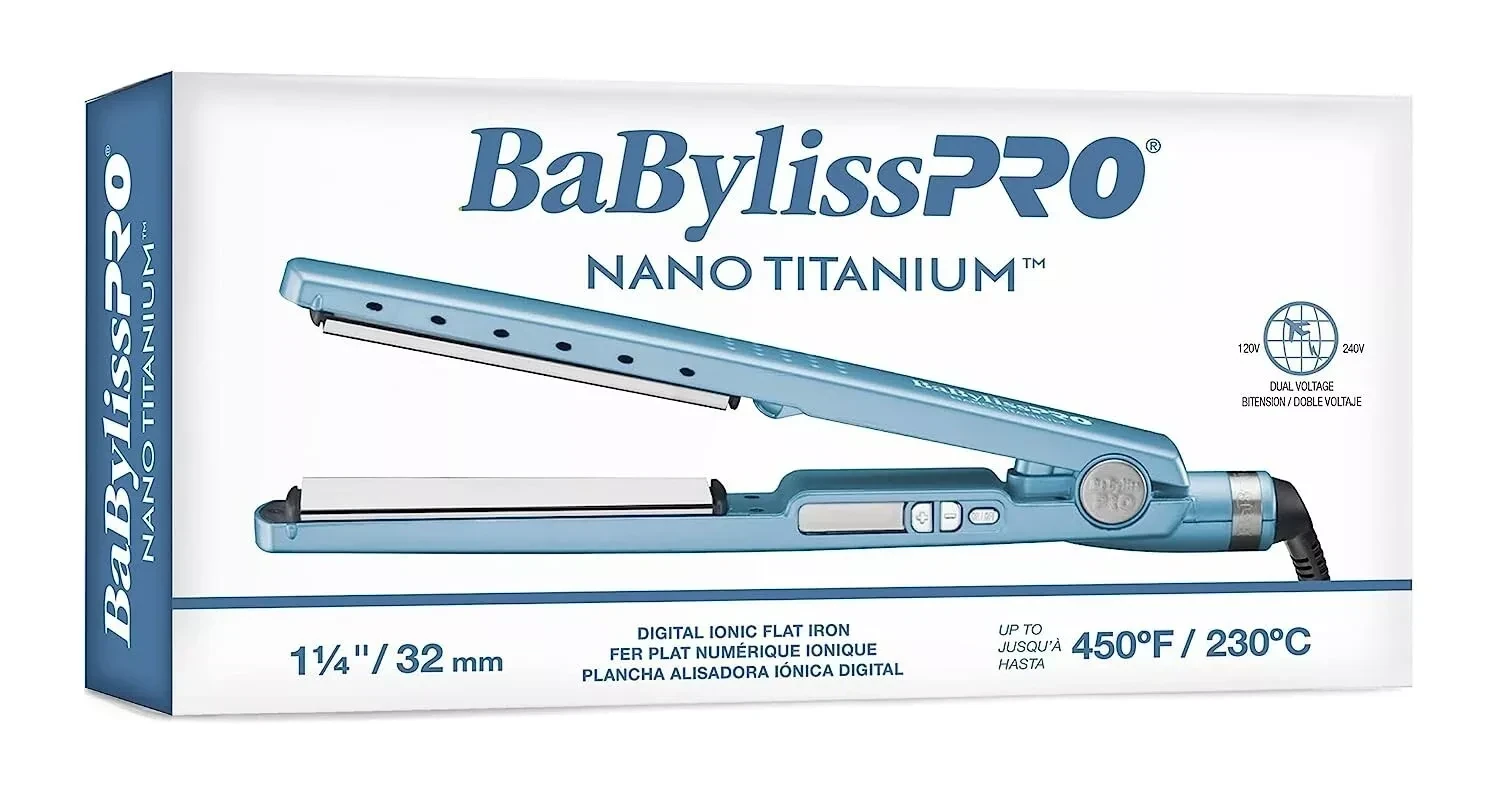 PLANCHITA BABYLISS PRO NANO TITANIUM BNT4091TUZ - 1 1/4 32mm 4