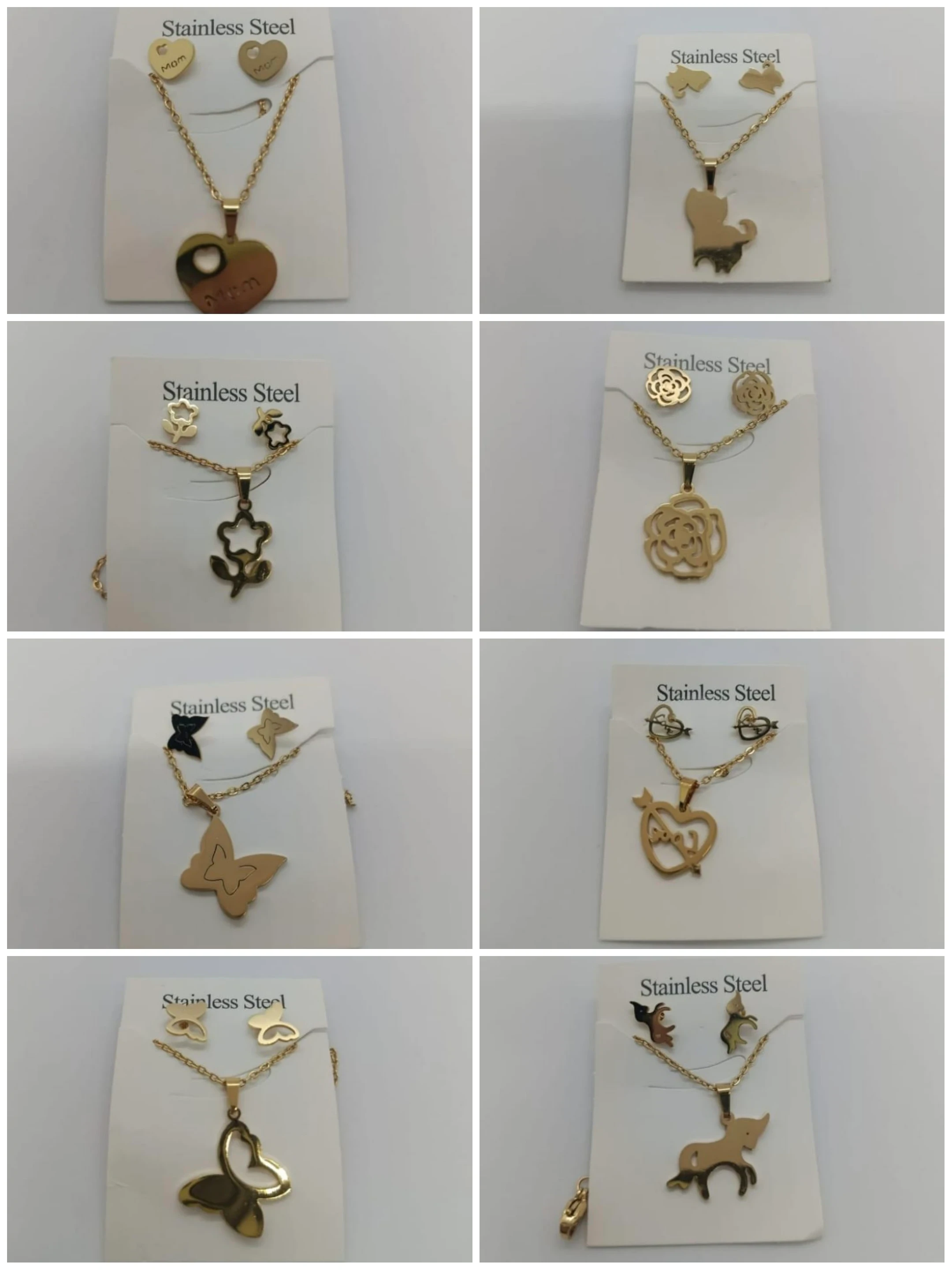 Set de collar y pendientes/ Variedad de diseños