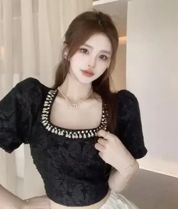 Blusa elegante de encaje