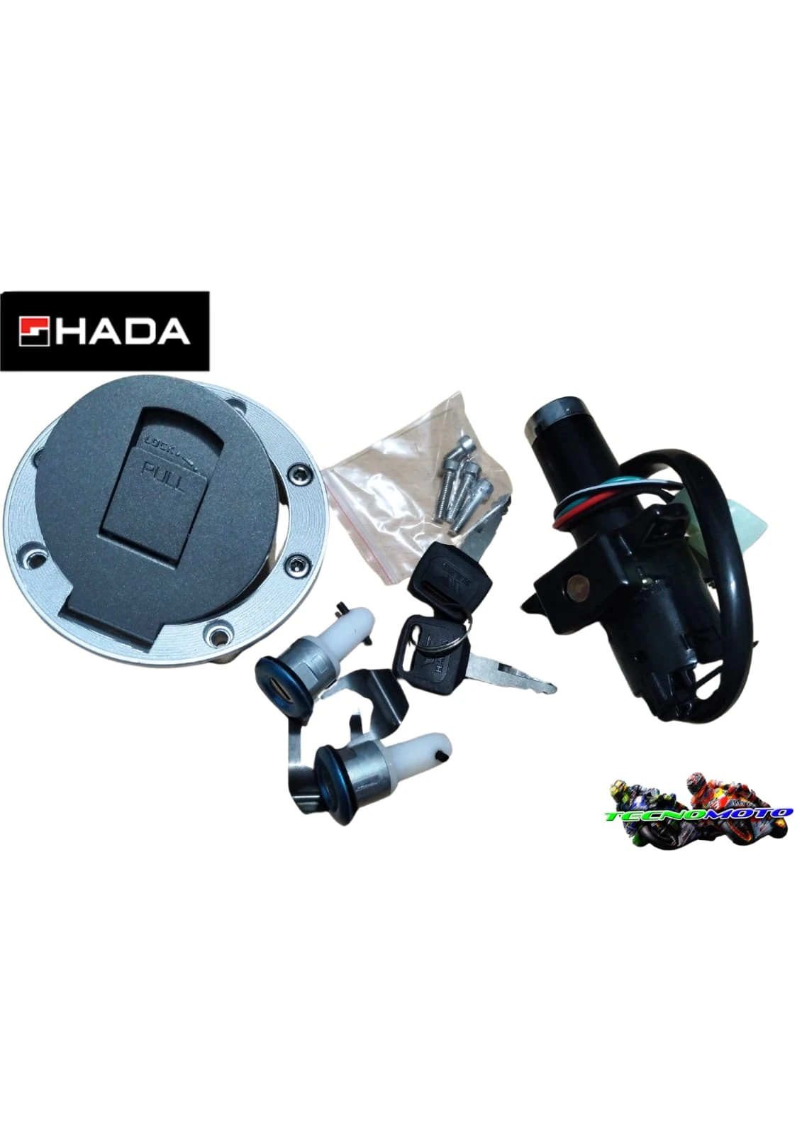 KIT CERRADURA ZANELLA 150 RX [HADA] -48006