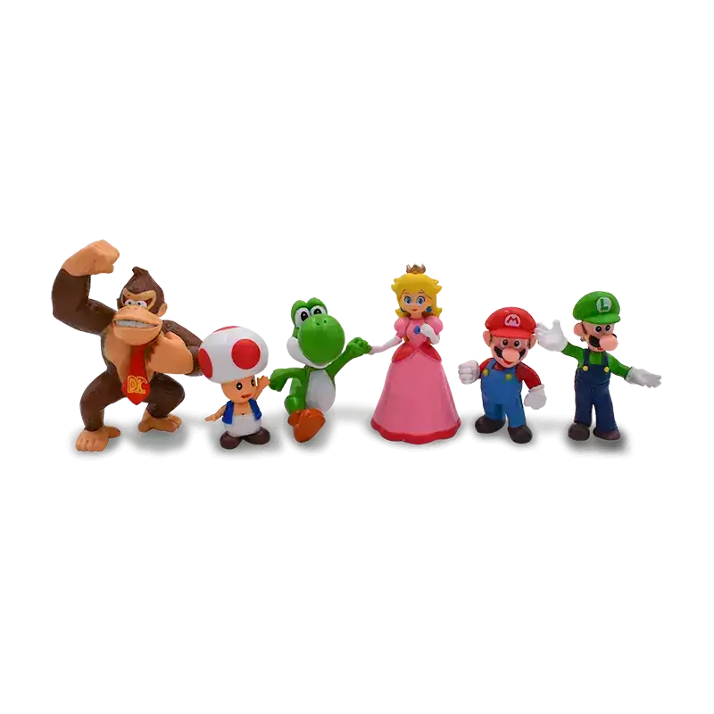 Mini figuras de colección de super Mario Bros 3