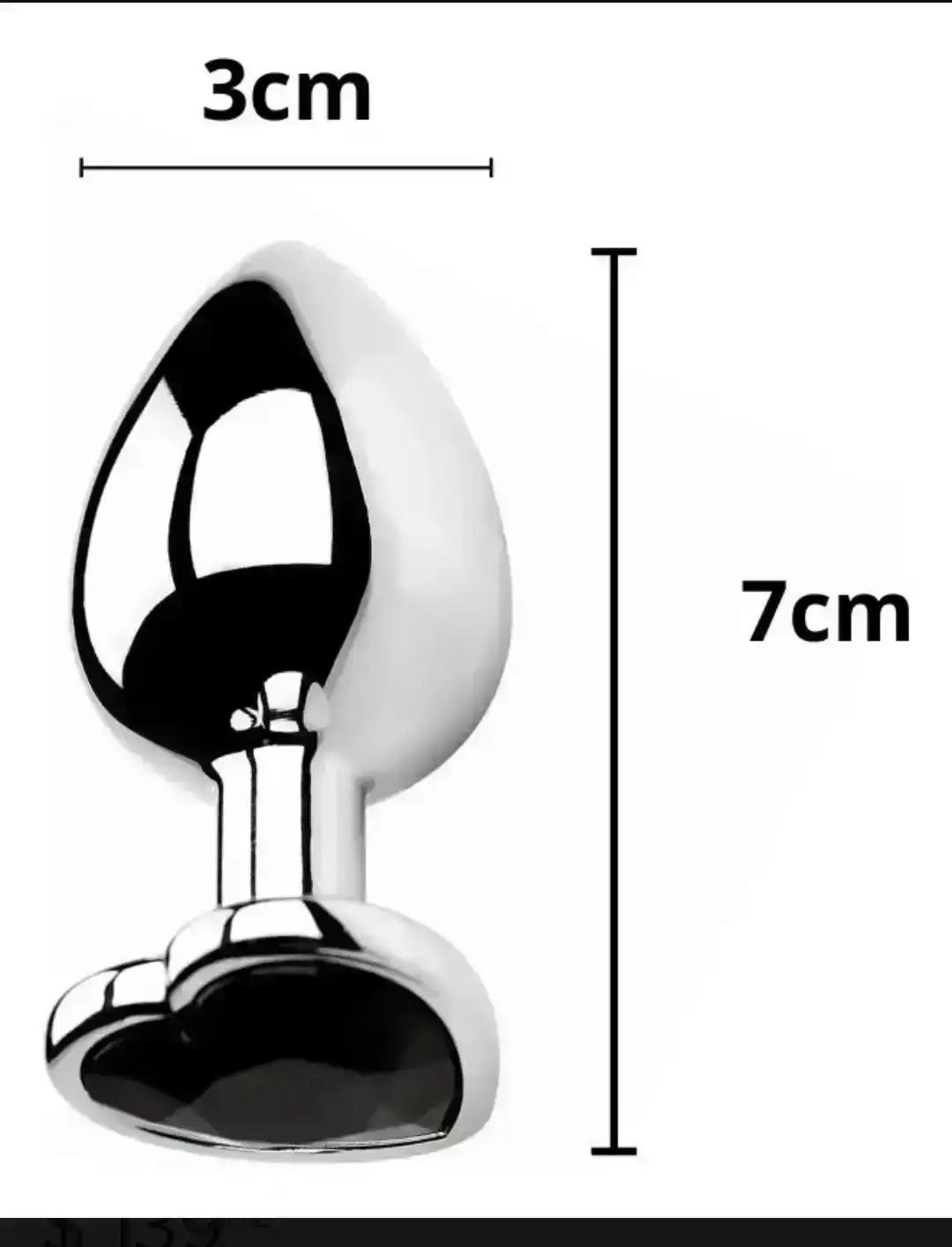 Plug anal chico con joya 2