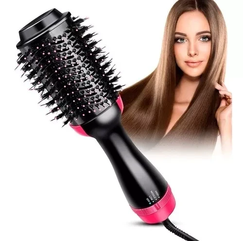 Cepillo 3 En 1 Secador Alisador Plancha Pelo Electrico Cabello 4