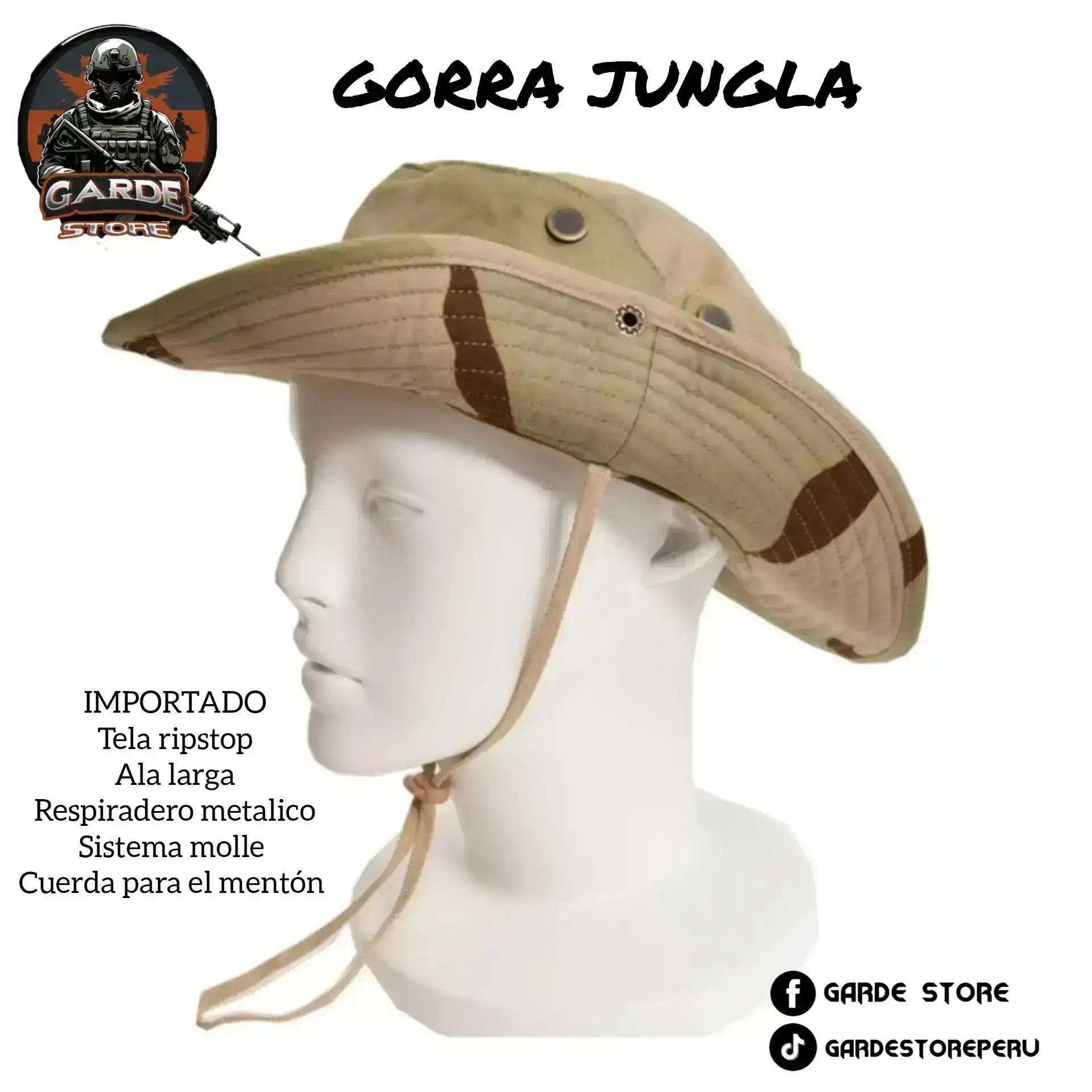 Gorra jungla importado 30/1