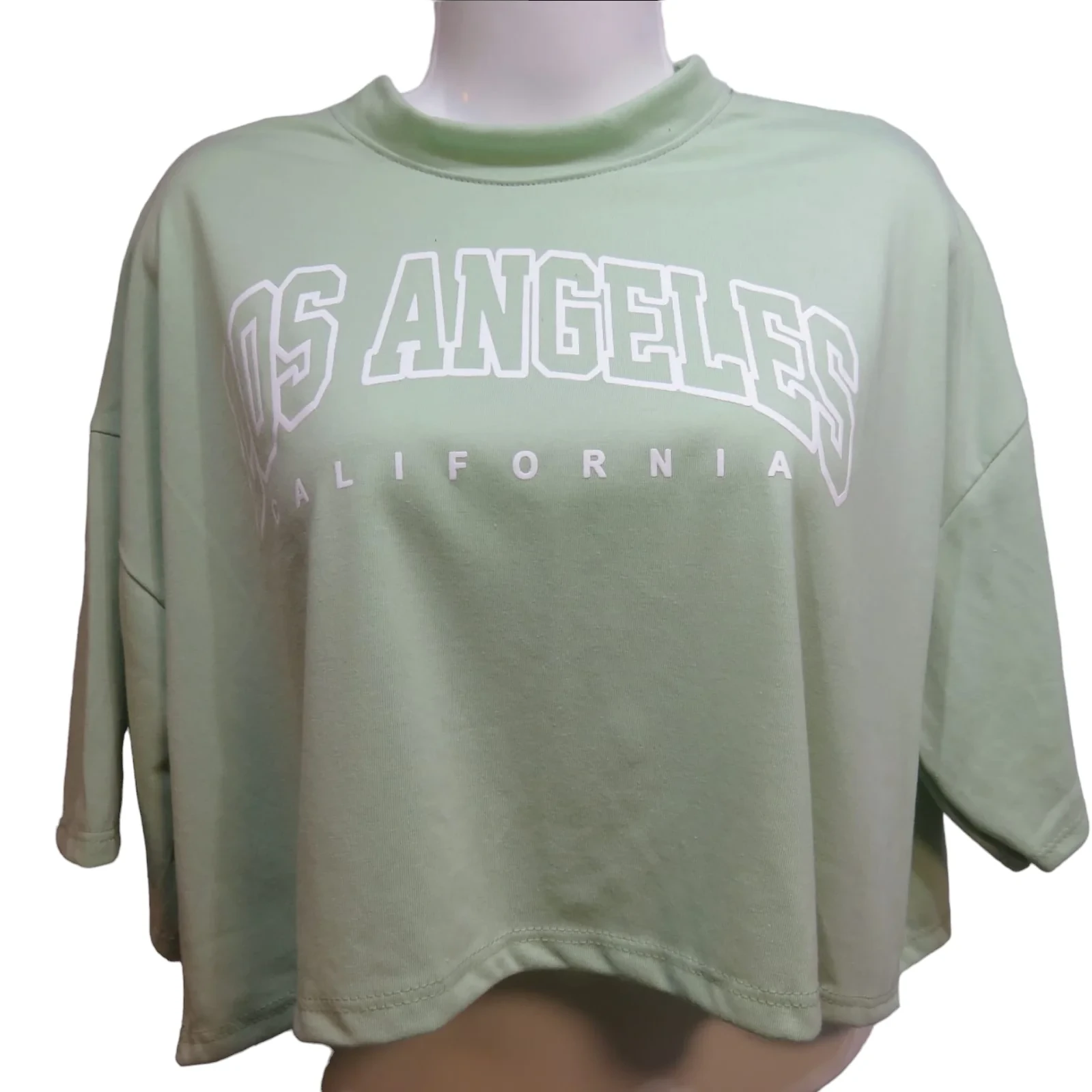 Crop top los angeles verde