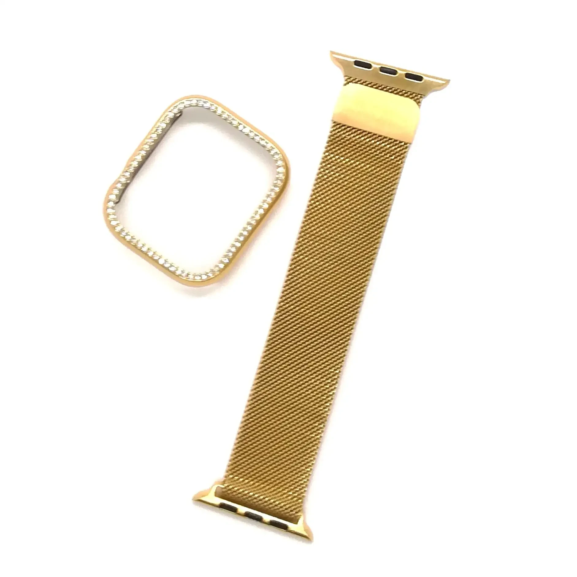 Set de correa metálica + bumper 