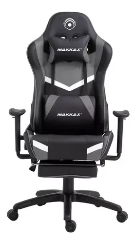 Silla Makkax Black / Light Gray GAMER