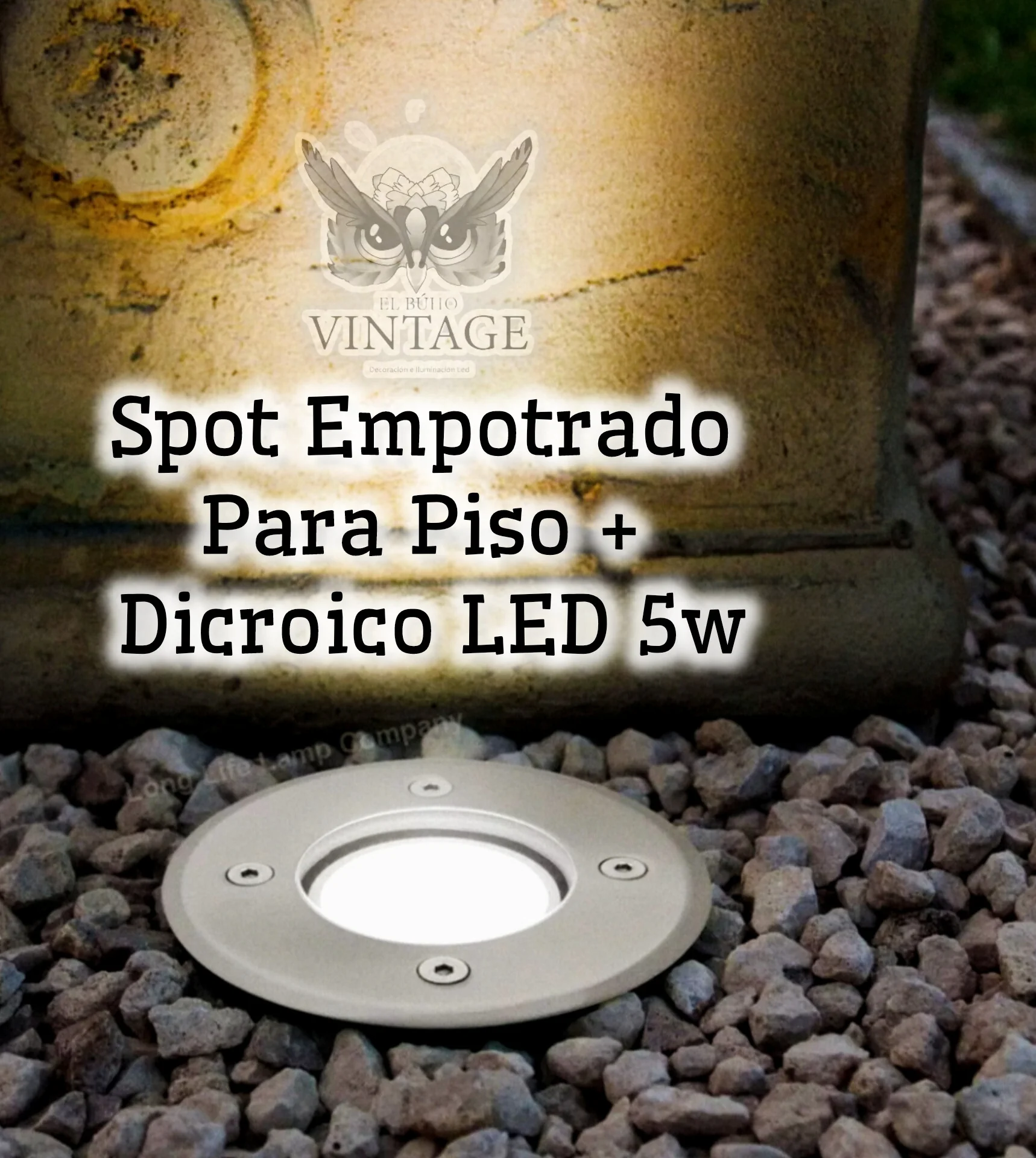 Spot Empotrado de Piso 6