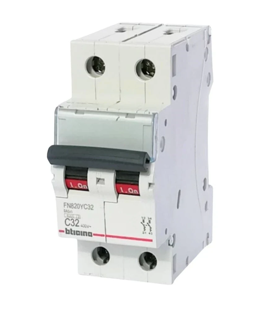 Interruptor 2x32A Termomagnético Bticino Original