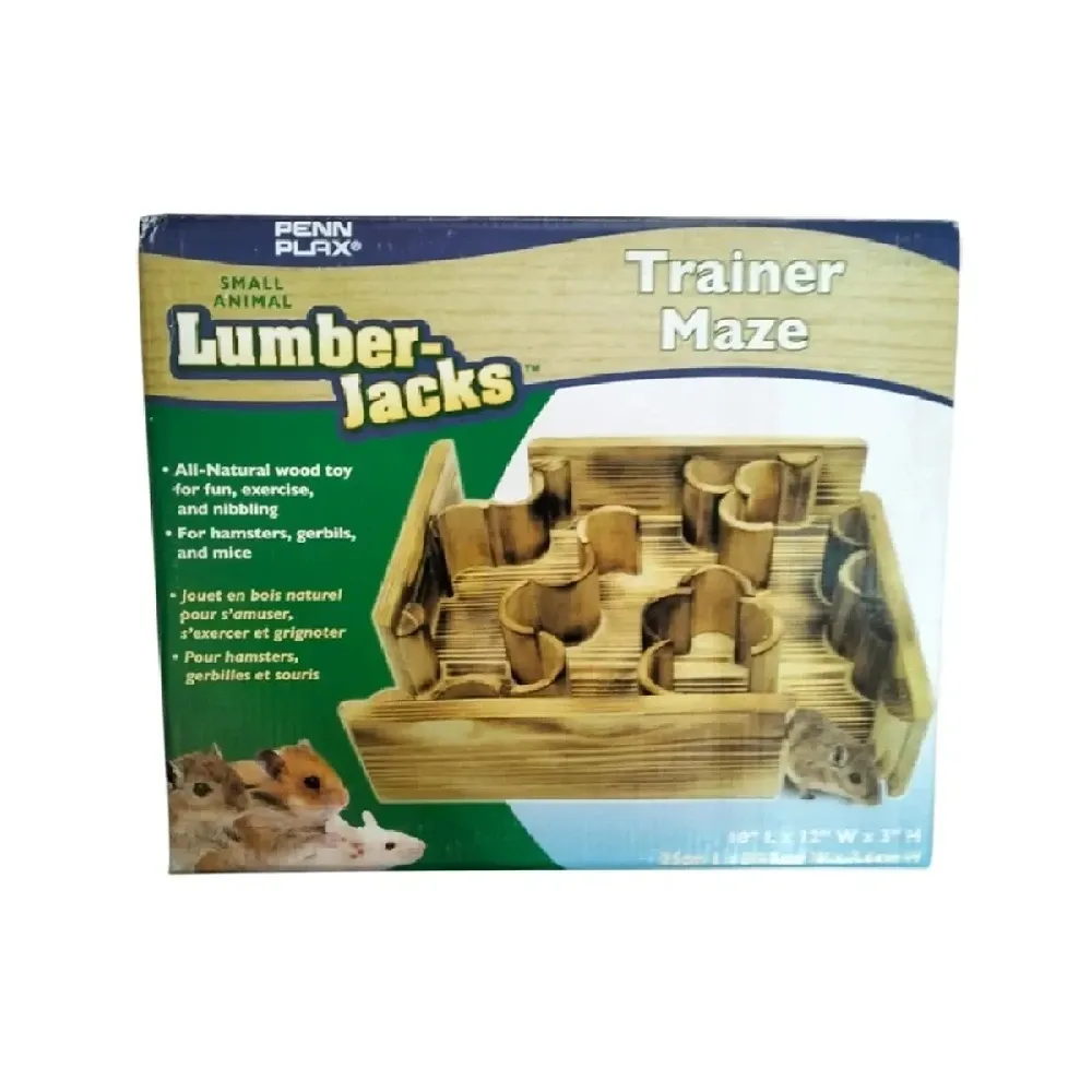 Laberinto de madera para hámsters
