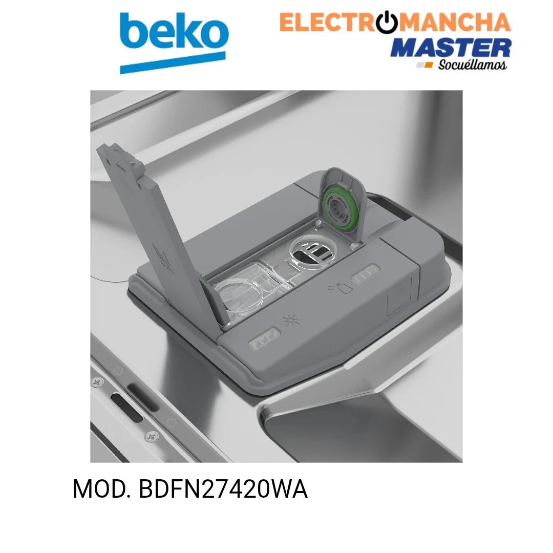 LAVAVAJILLAS BEKO BDFN26420WA AUTODOSE 14 CUB. E 4