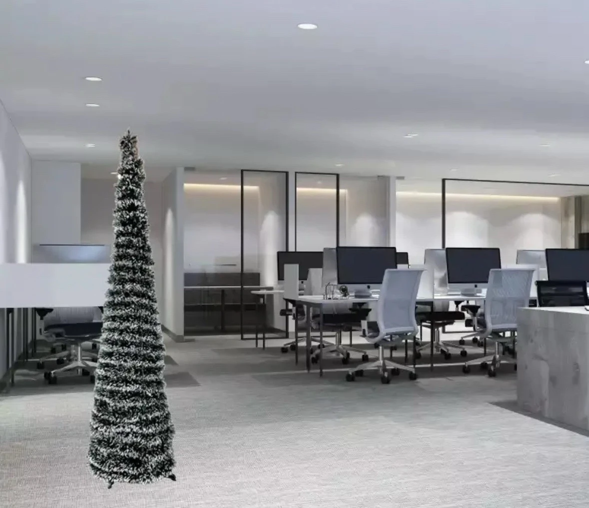 ARBOL DE NAVIDAD PLEGABLE 1.52 m (5 pies)  3