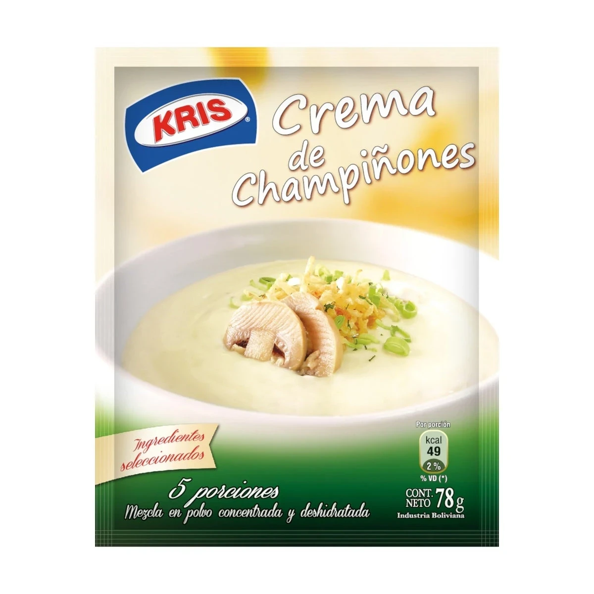 CREMA DE CHAMPIÑONES 78g KRIS 
