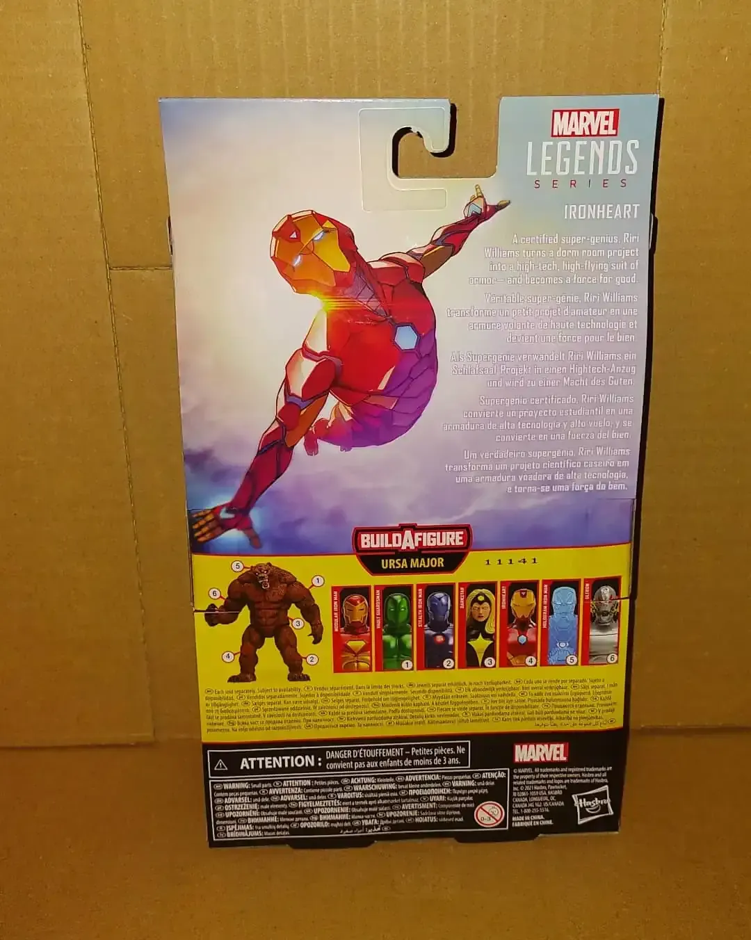 Hasbro Marvel legends ironhearth riri williams 2