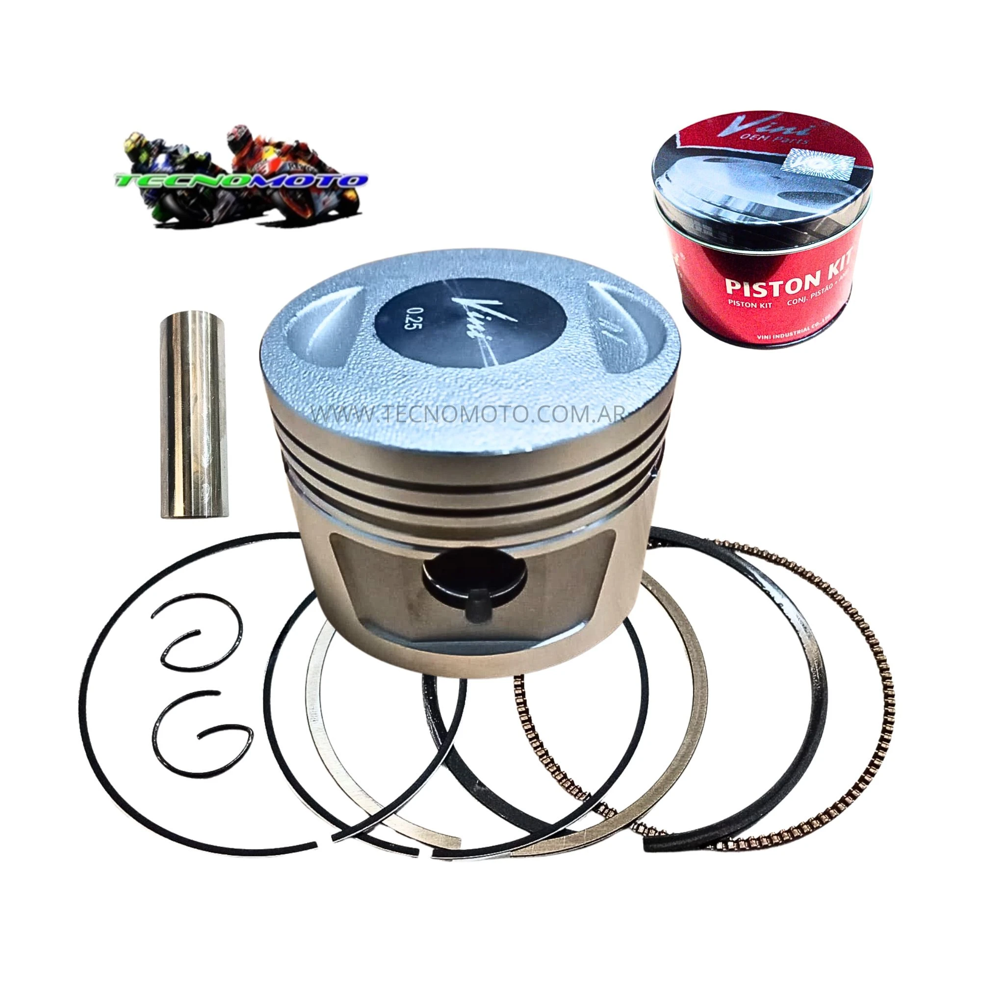 KIT PISTON ZANELLA 150 RX  0.25  (62.25)  -50317