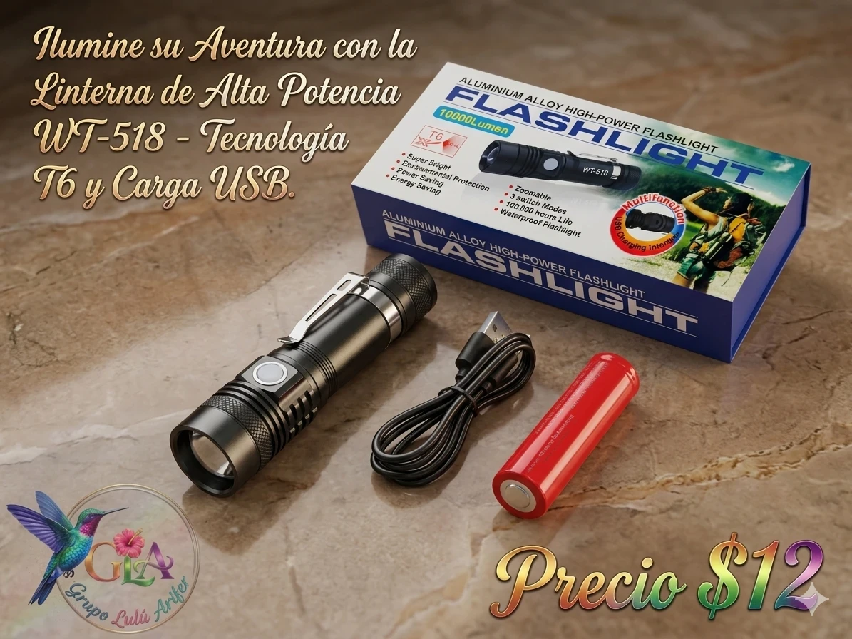 Lampara recargable 