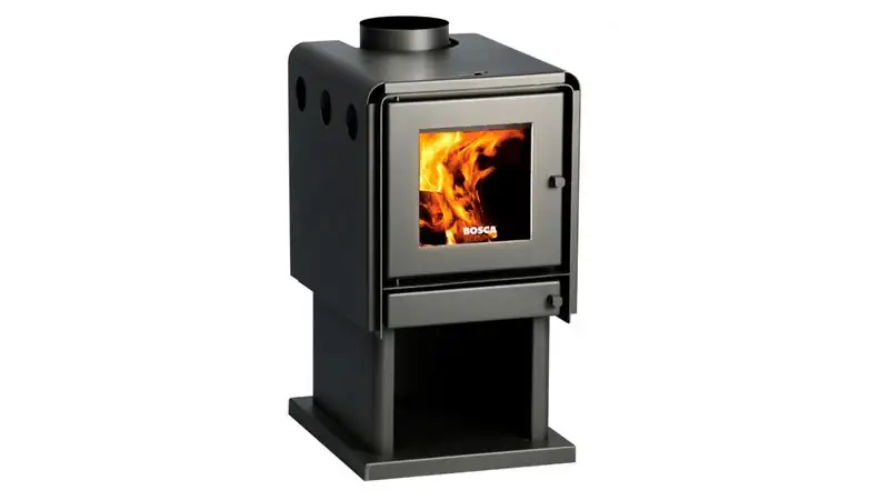 Estufa a leña 10600W Limit 380 negro Bosca