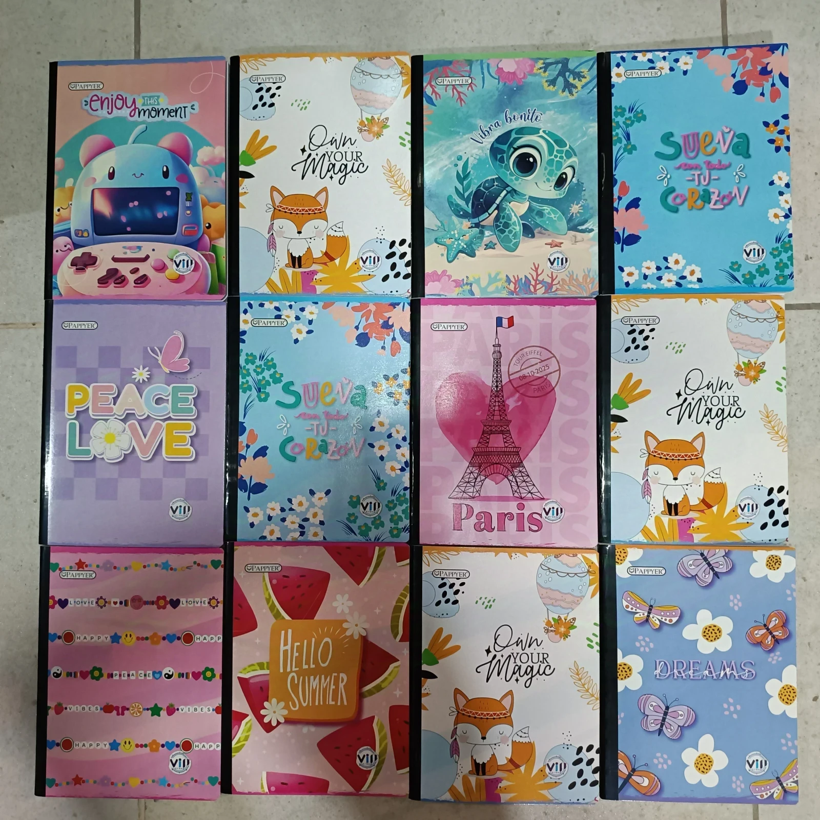 CUADERNO LINEAS X100 HOJAS  FEM 