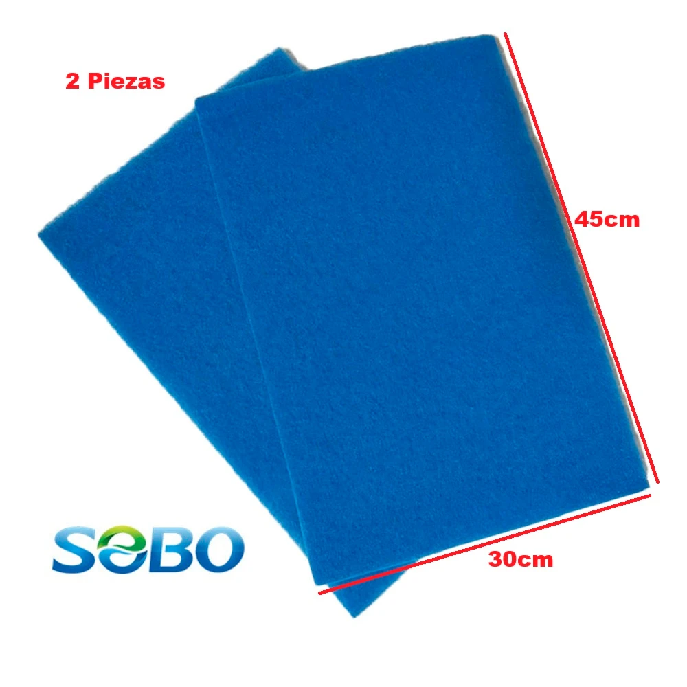 Esponja Biologica Sobo 2 Piezas 45x30cm Azul 2