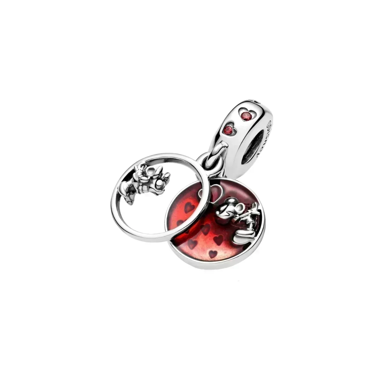 Charm Mickey y Minnie Mouse Beso y Abrazo  2