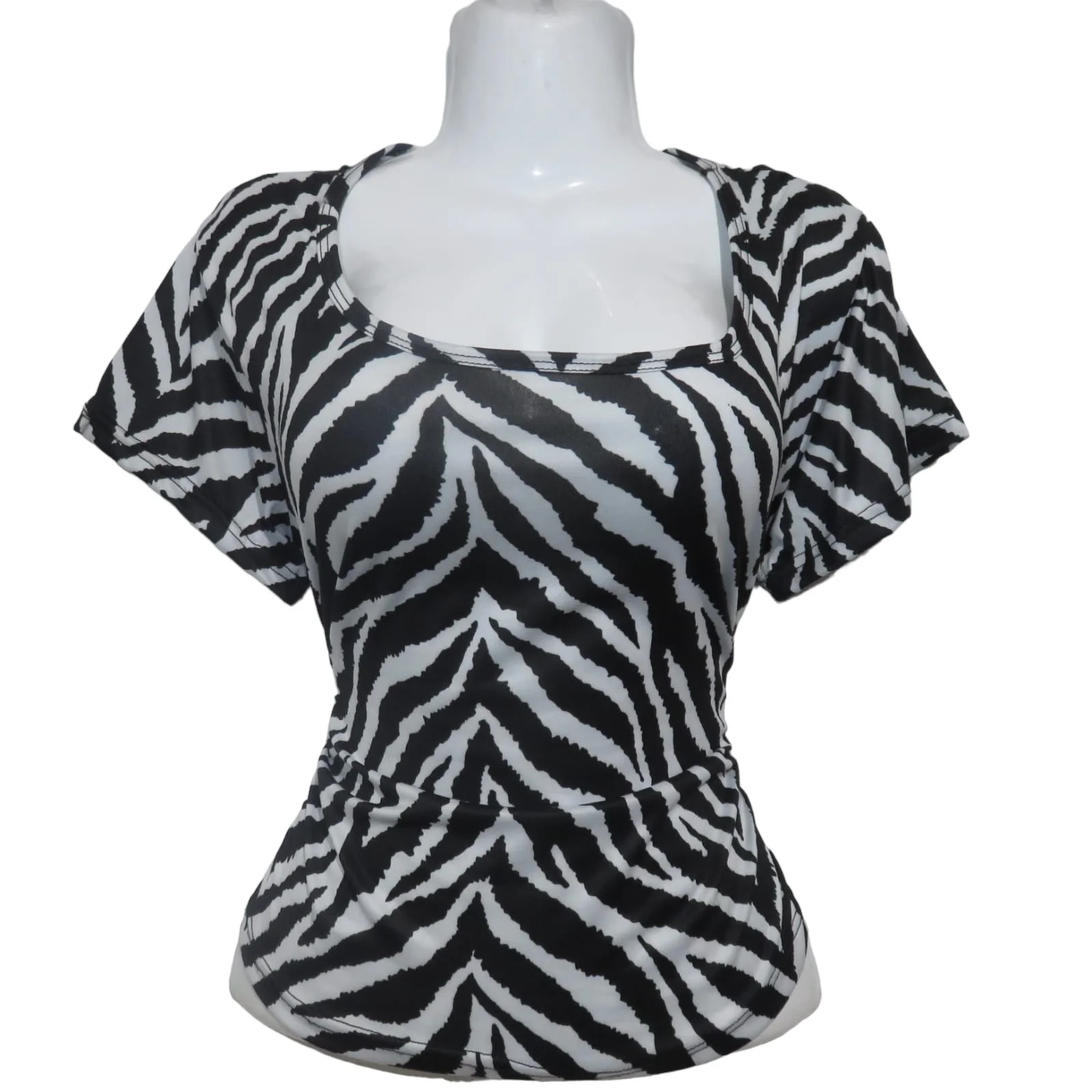 Blusa de licra cebra