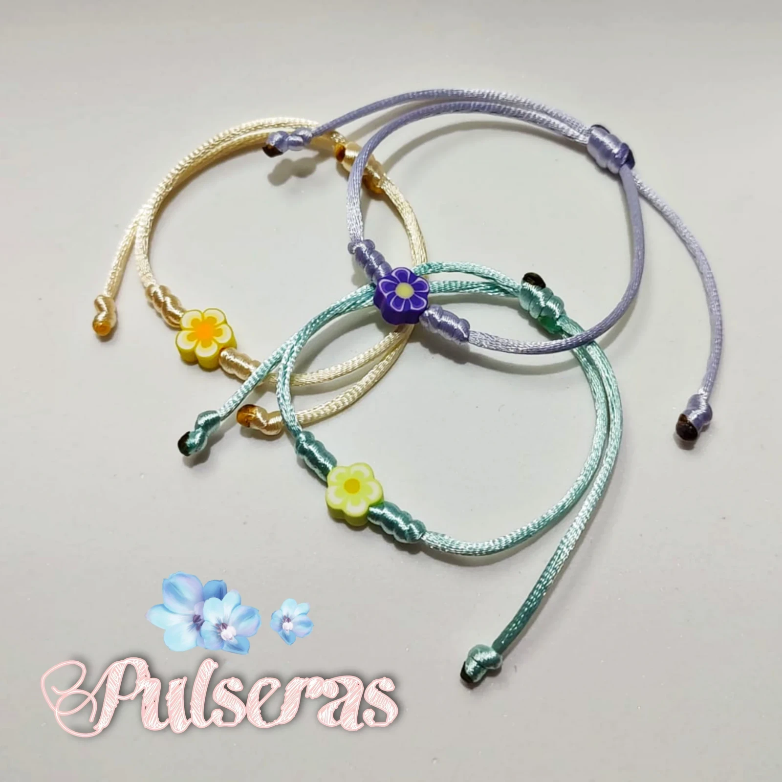 1 Pulsera de Flor Sencilla